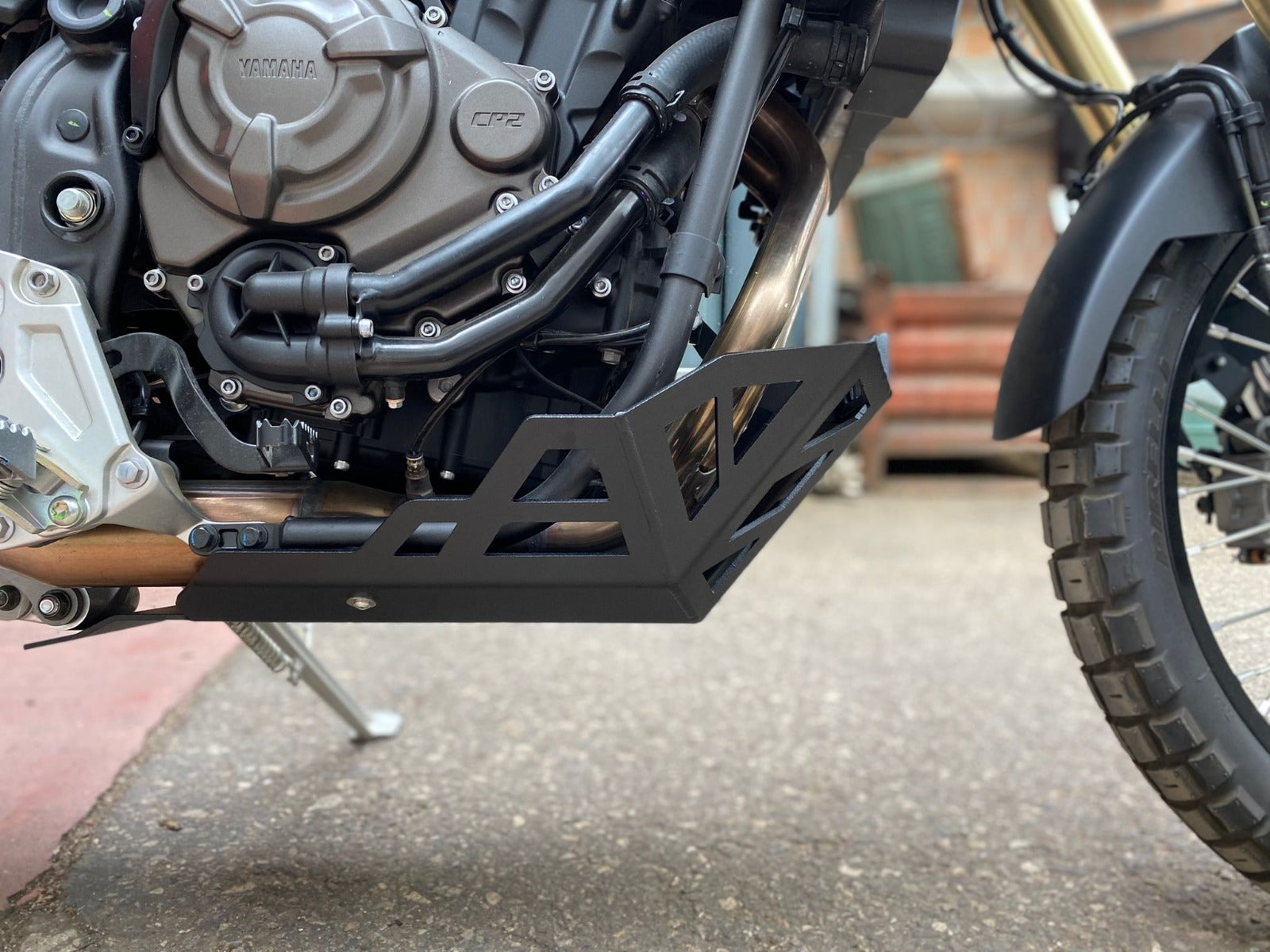 Isotta Engine Guard Bash Plate | Textured Black | Yamaha Tenere 700 2019-2024 -   Pyramid Motorcycle Accessories