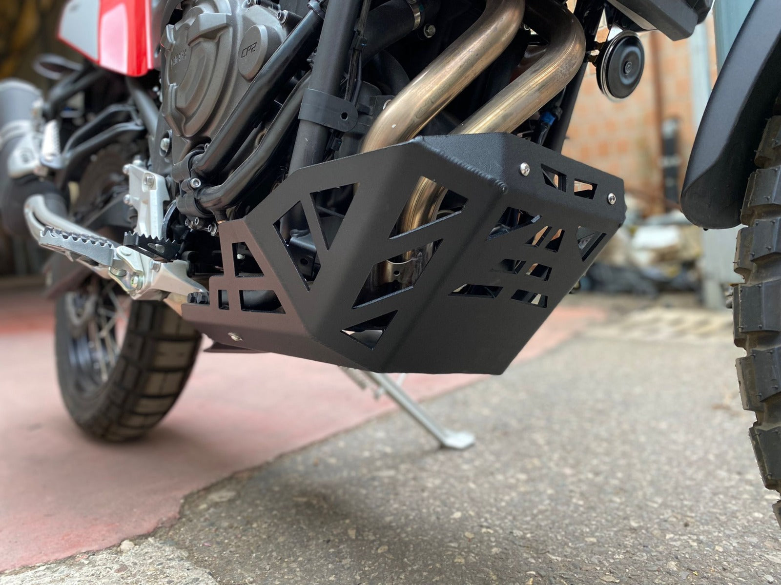 Isotta Engine Guard Bash Plate | Black | Yamaha Tenere 700 2019-2024 -   Pyramid Motorcycle Accessories