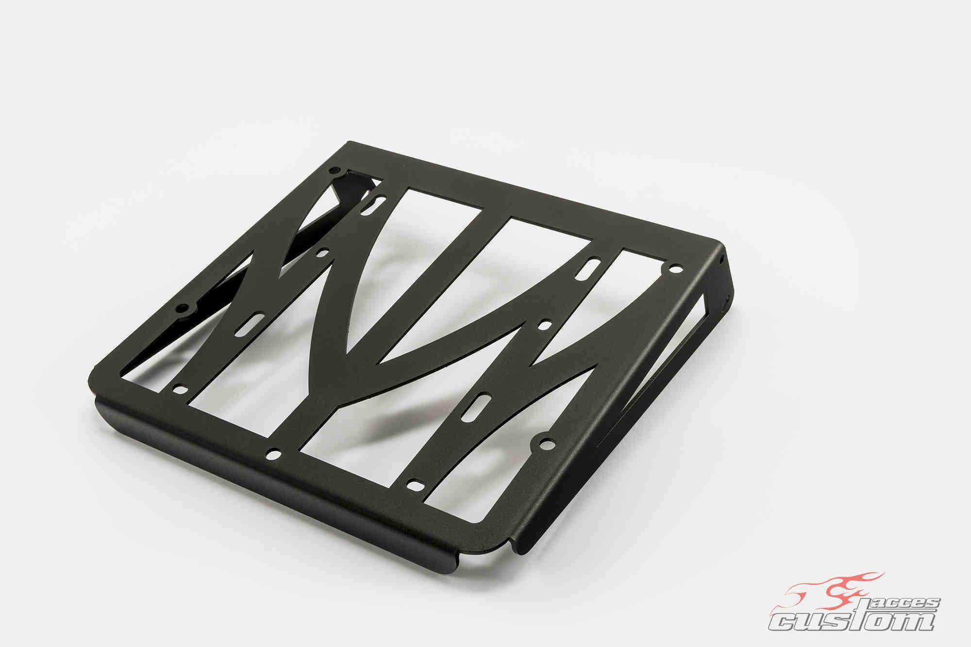 Customacces Backrest Racks | Black | Kawasaki VN900 Custom 2007>2016-Storage-Pyramid Motorcycle Accessories