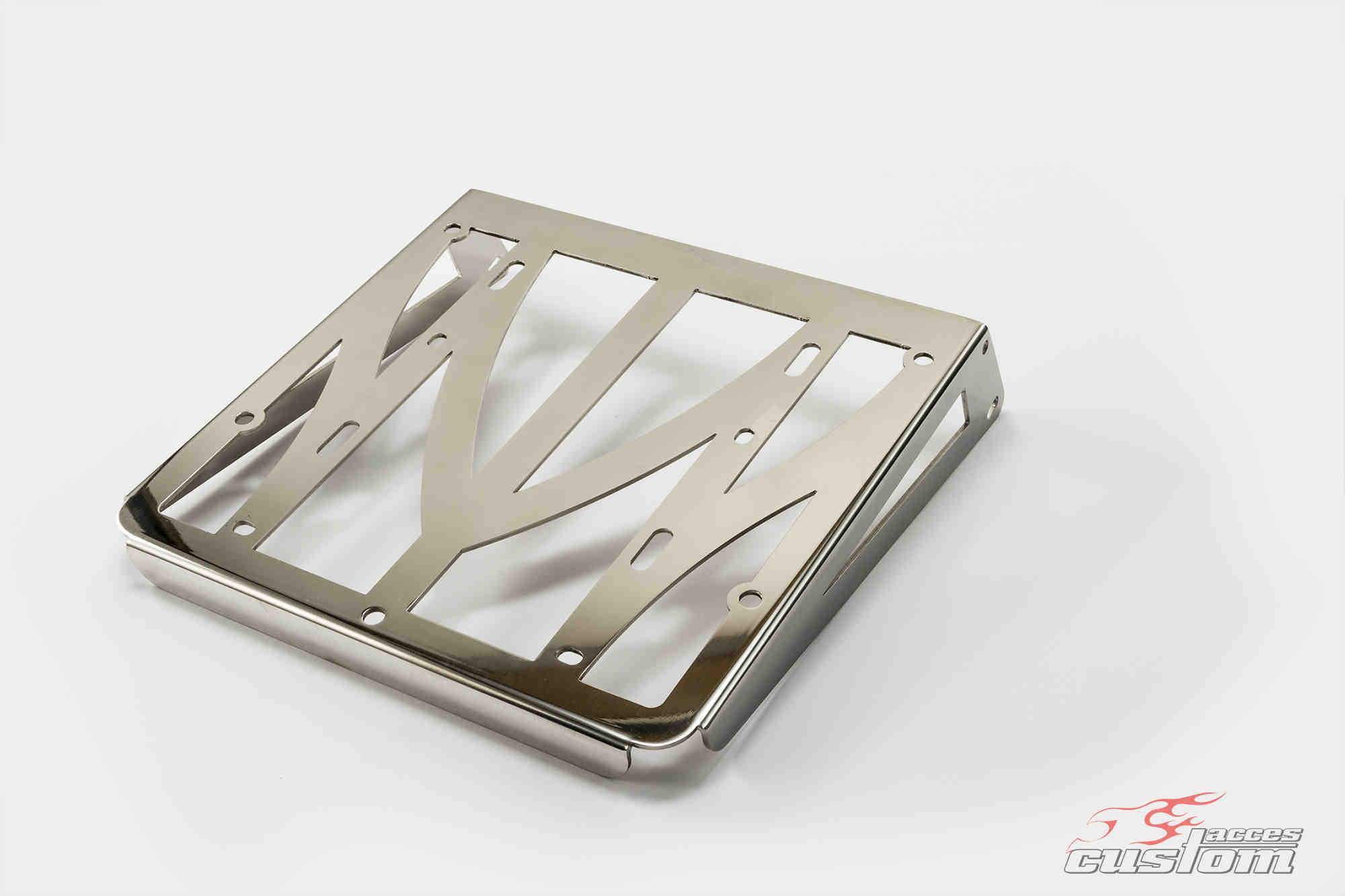 Customacces Backrest Racks | Chrome | Kawasaki VN900 Classic 2006>2016-Storage-Pyramid Motorcycle Accessories