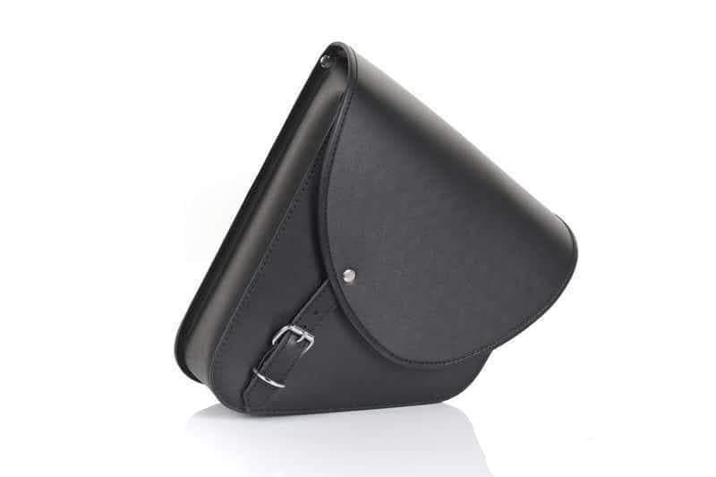 Customacces Barcelona Right Saddlebag No Support Included | Black | Hyosung GV 125 Aquila 2000>2016-XAP0004N-Storage-Pyramid Motorcycle Accessories
