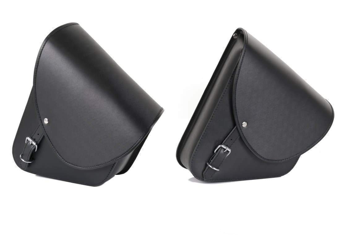 Customacces Barcelona Saddlebags No Support Included | Black | Harley Davidson Sportster 1200 Custom (XL1200C) 2004>2019 -  Shop name