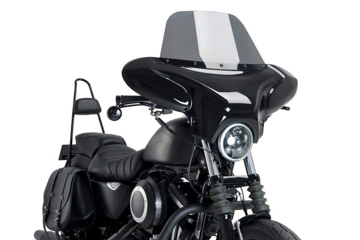Customacces Batwing Windscreen | Light Smoke | Harley Davidson Sportster Iron (XL883N) 1995>2019 -  Shop name