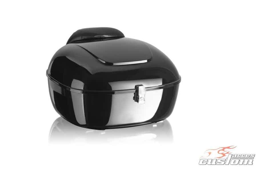 Customacces Be Good Top Box/Rigid Suitcase | Black | Kawasaki VN900 Custom 2007>2016-Storage-Pyramid Motorcycle Accessories