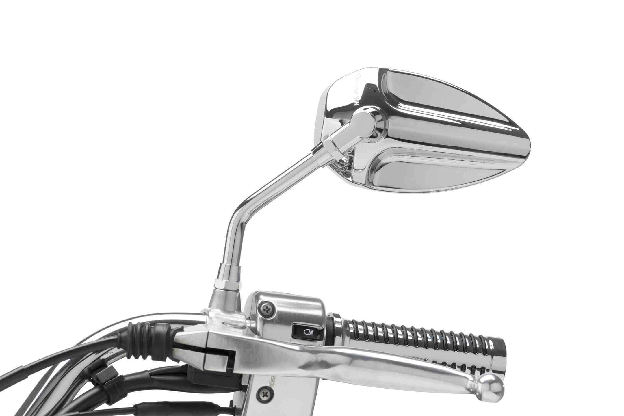 Customacces Cool Mirrors | Chrome-Mirrors-Pyramid Motorcycle Accessories