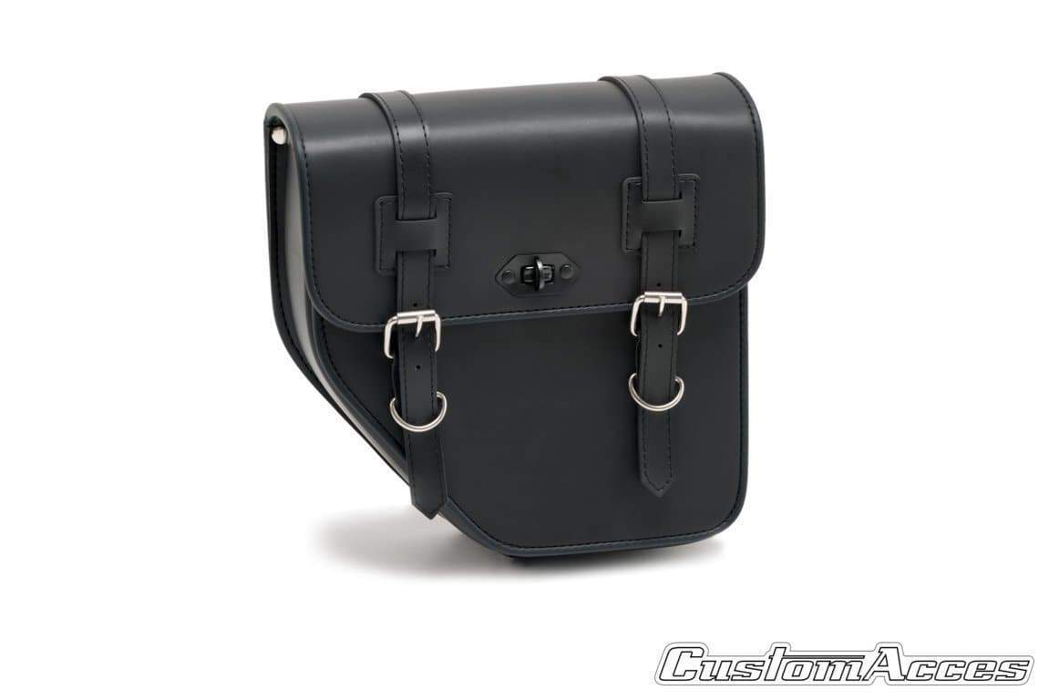 Customacces Ibiza Right Saddlebag With Metal Base - No Support Included | Harley Davidson Sportster 883R Roadster (XL883R) 2010>2015-XAP0013N-Storage-Pyramid Motorcycle Accessories