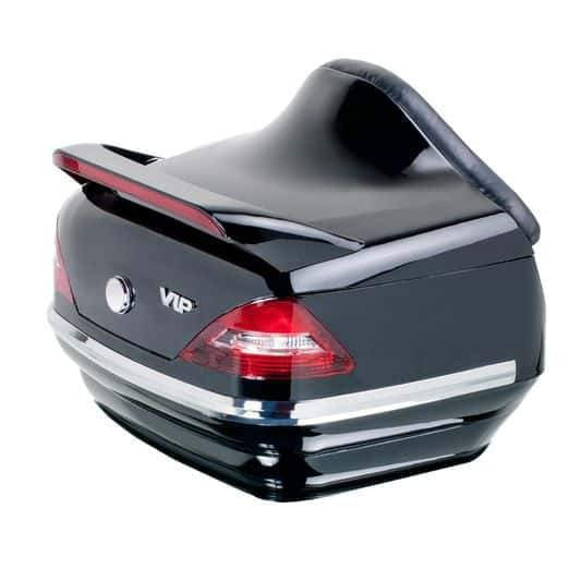 Customacces Mercedes Top Box/Rigid Suitcase | Black | Honda VT 125 C/C2 Shadow 2001>2007 -  Shop name