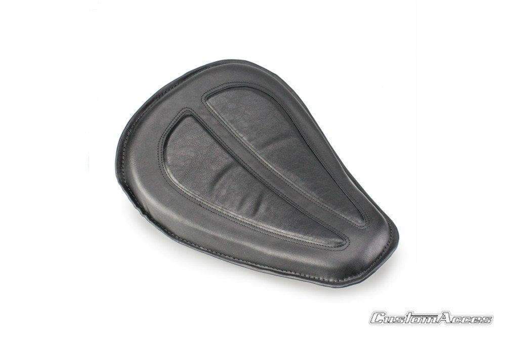 Customacces Mono Seat Spares | Black | Harley Davidson Sportster 1200 Superlow (XL1200T) 2004>2015-XSI0005N-Seats-Pyramid Motorcycle Accessories