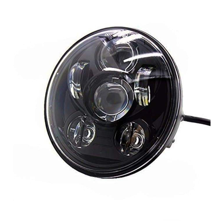 Customacces Ovni II Headlight | Black | Fits Various Harley Davidson Models -   Pyramid Motorcycle Accessories