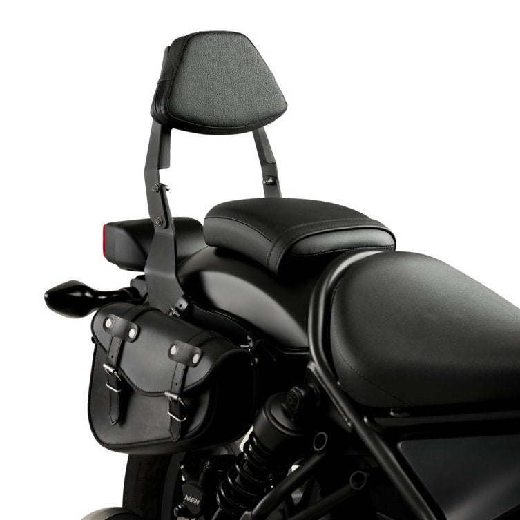 Customacces Plane CL Sissybars | Black | Harley Davidson Sportster Forty Eight (XL1200X) 2004>2019-XRQ0046N-Sissybars-Pyramid Motorcycle Accessories