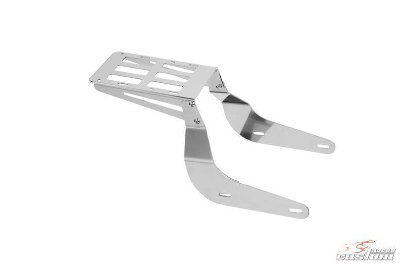 Customacces Racks Non Detachable | Black | Harley Davidson Sportster Superlow (XL883L) 2004>2019-Storage-Pyramid Motorcycle Accessories
