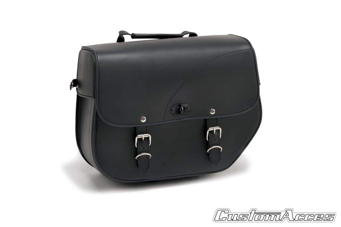 Customacces Sant Louis Left Saddlebag With Metal Base - No Support Included | Honda VT 125 C/C2 Shadow 2001>2007-Storage-Pyramid Motorcycle Accessories