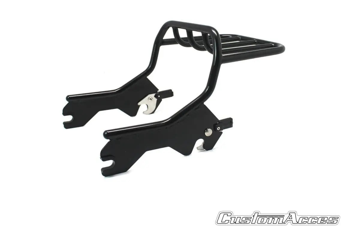 Customacces Soft Sissybar | Black | Harley Davidson Softail Heritage Classic (FLHC) 2018>2019 -  Shop name