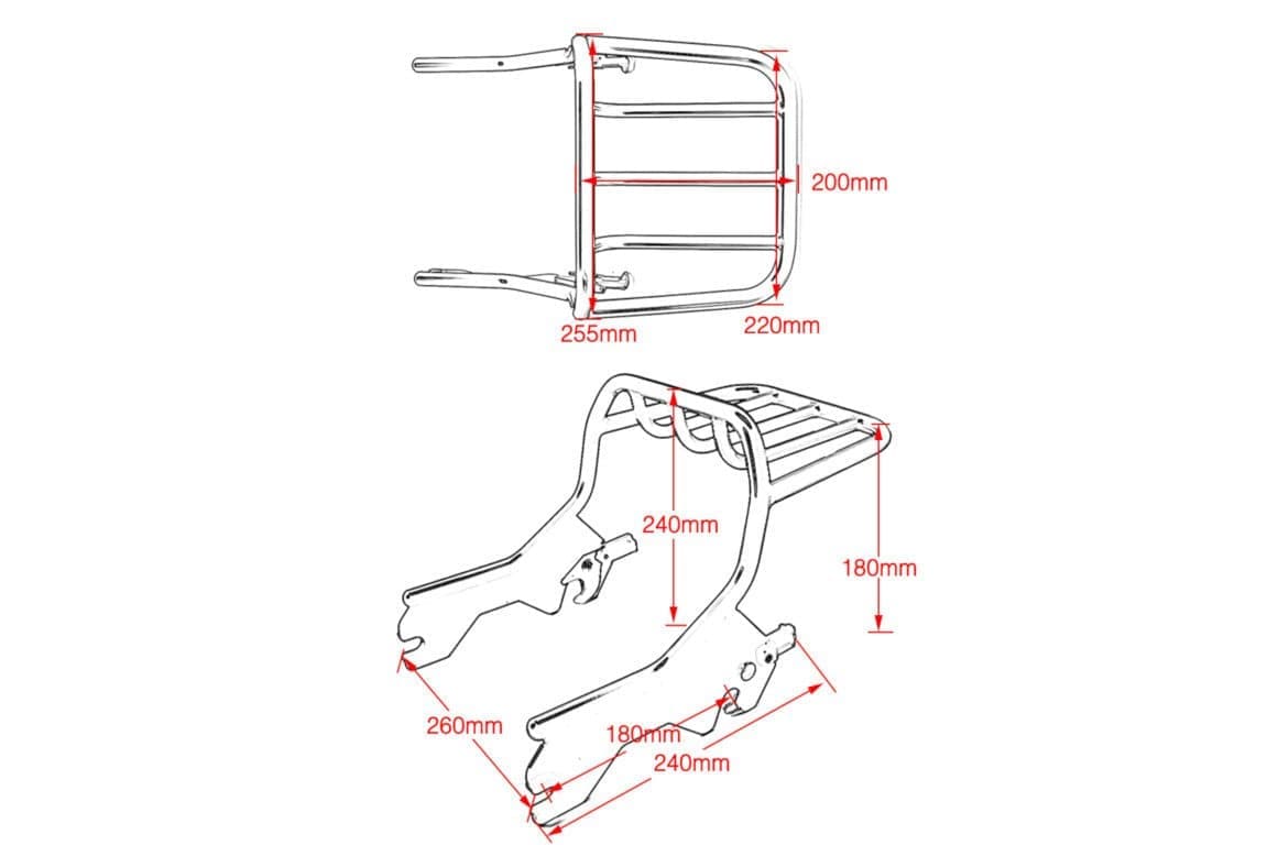 Customacces Soft Sissybar | Black | Harley Davidson Softail Slim 2018>2019-Sissybars-Pyramid Motorcycle Accessories