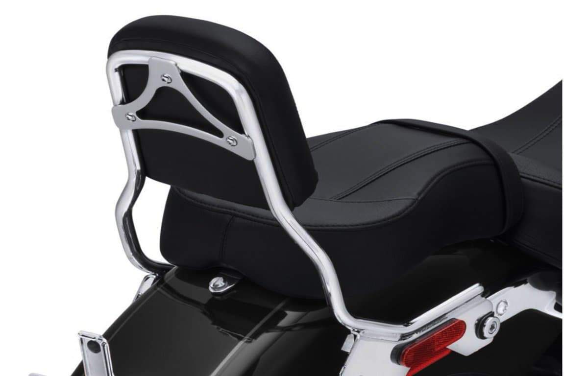 Customacces Soft Sissybar | Chrome | Harley Davidson Softail Heritage Classic (FLHC) 2018>2019-Sissybars-Pyramid Motorcycle Accessories