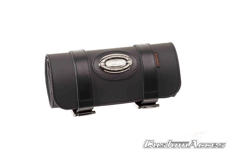 Customacces Universal Strap Mounted Toolbag | Black -   Pyramid Motorcycle Accessories