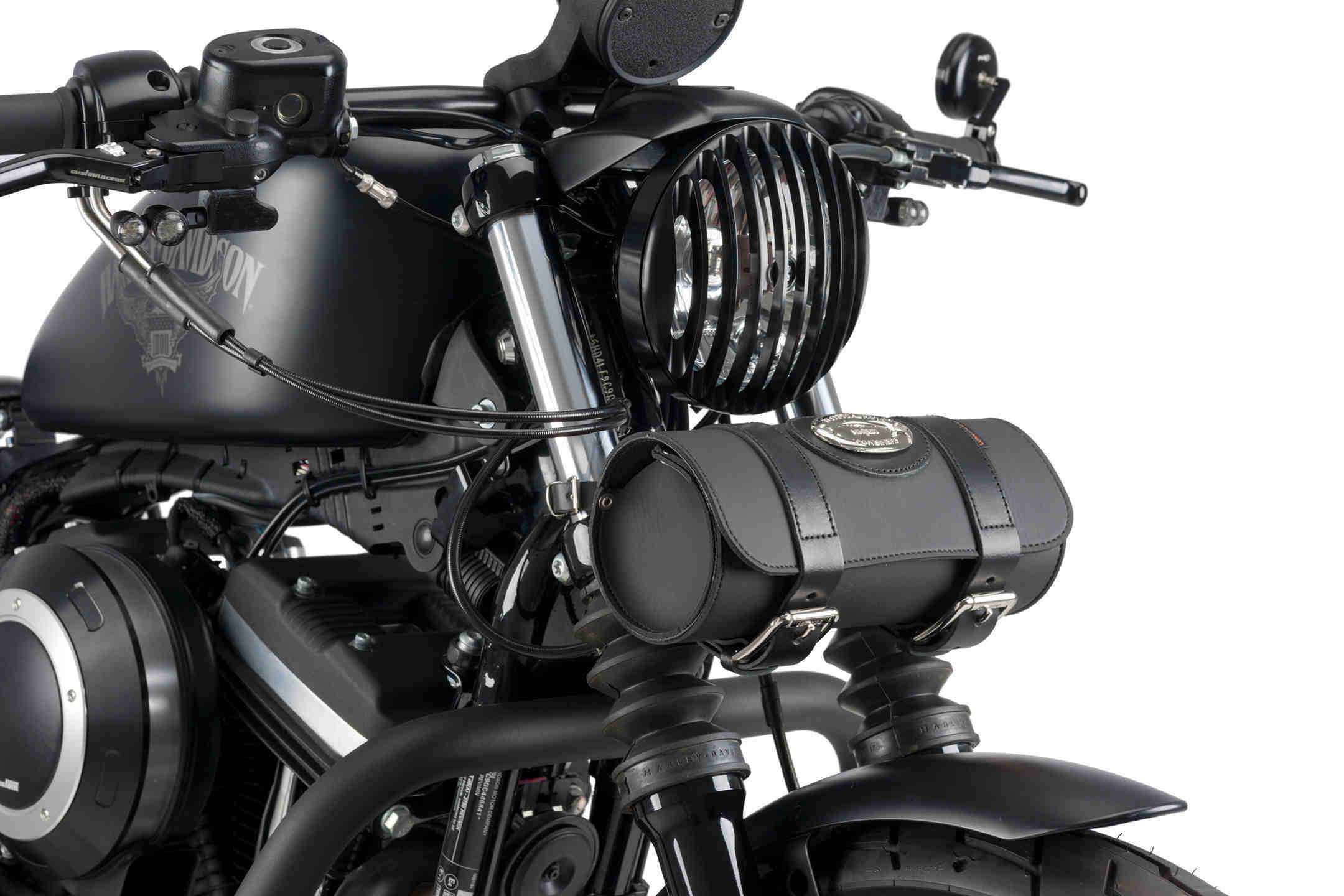 Customacces Toolbag | Black | Suzuki C 1500 Intruder 2005>2007-XRM0003N-Storage-Pyramid Motorcycle Accessories