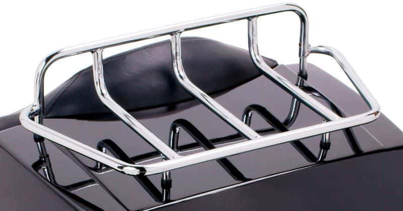 Customacces Travel Top Box/Rigid Suitcase | Black | Honda VT 125 C/C2 Shadow 2001>2007-Storage-Pyramid Motorcycle Accessories