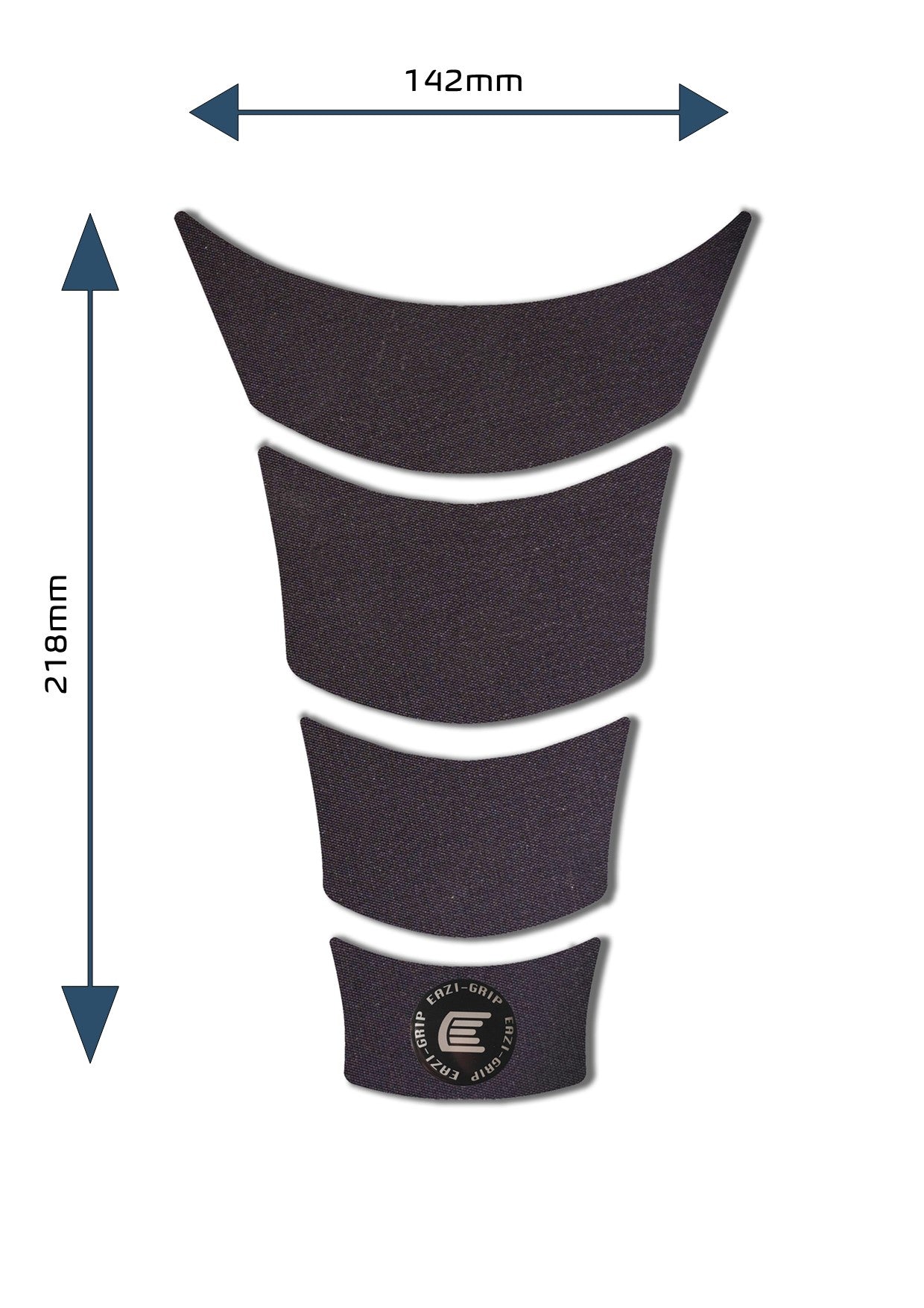 Eazi-Grip Centre Tank Pad - Design A - Silicone Series | Charcoal -  Shop name