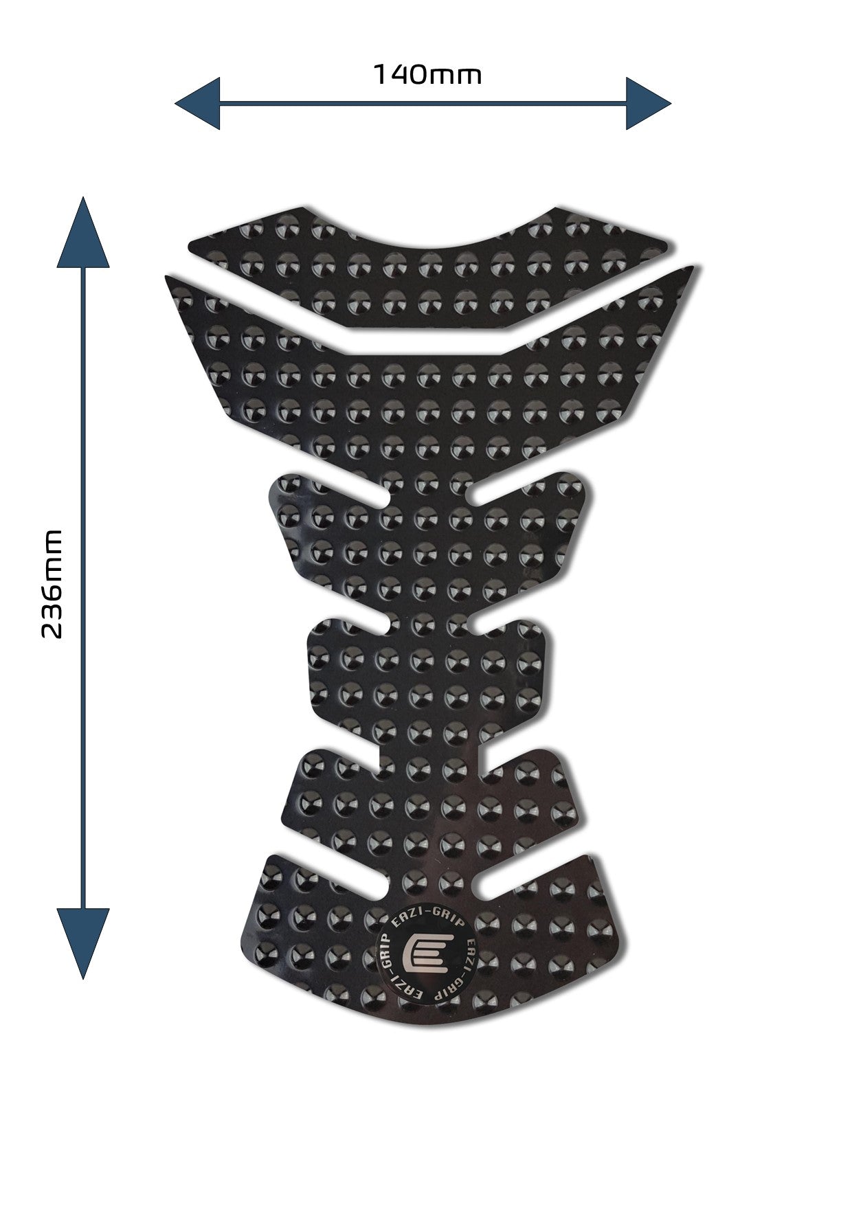 Eazi-Grip Centre Tank Pad - Design D - Evo Series | Black -  Shop name