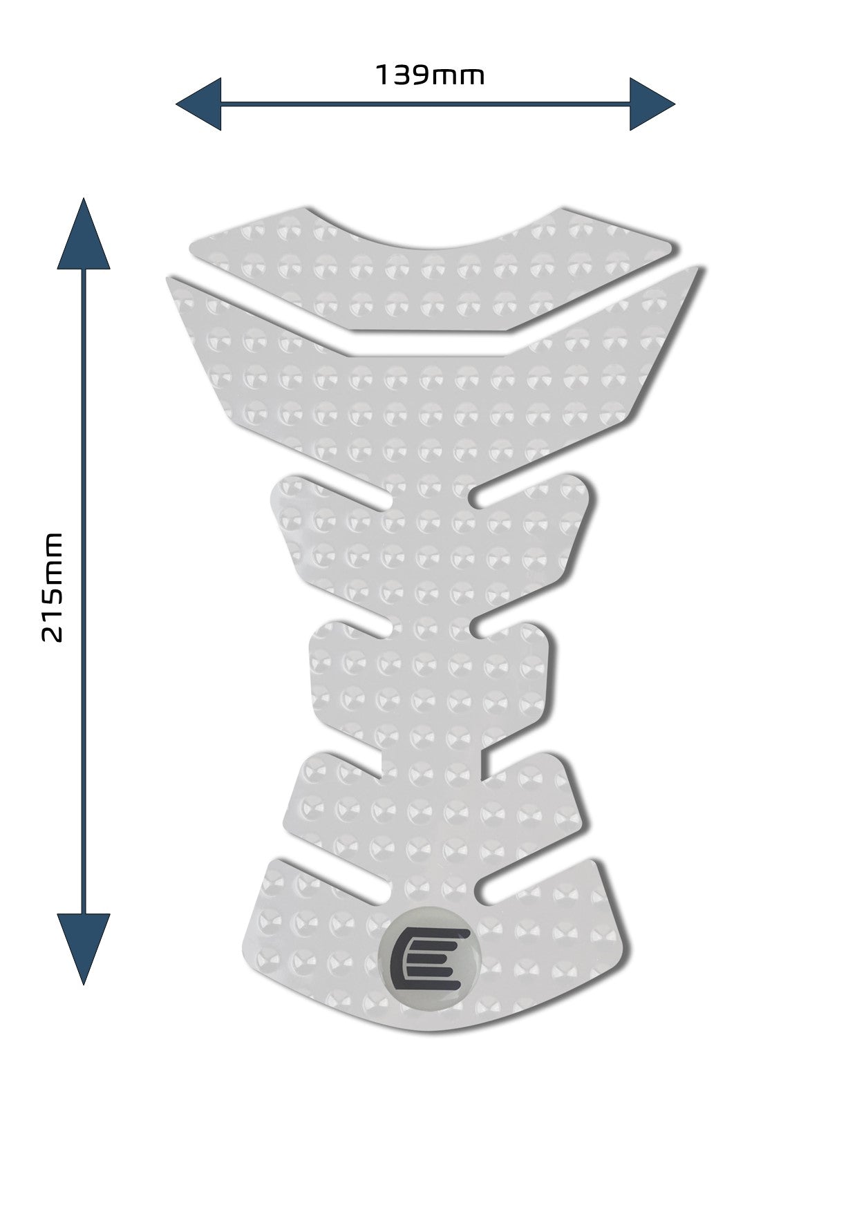 Eazi-Grip Centre Tank Pad - Design D - Evo Series | Clear -  Shop name