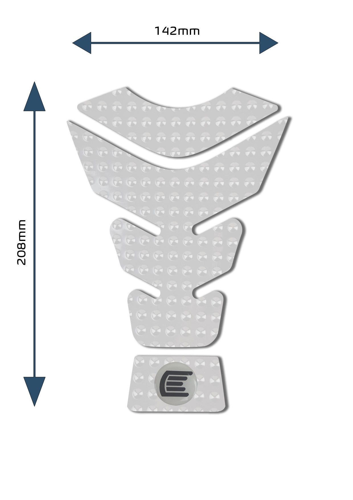Eazi-Grip Centre Tank Pad - Design G - Evo Series | Clear -  Shop name