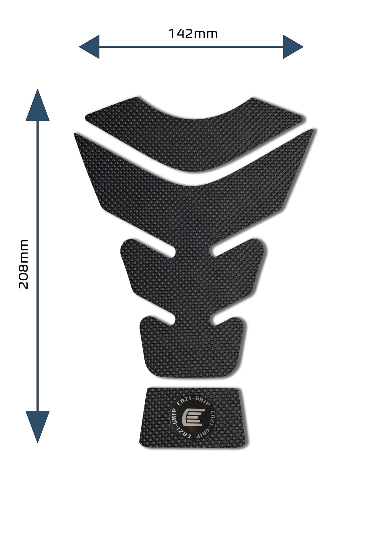 Eazi-Grip Centre Tank Pad - Design G - Pro Series | Black-Tank Protection-Pyramid Motorcycle Accessories