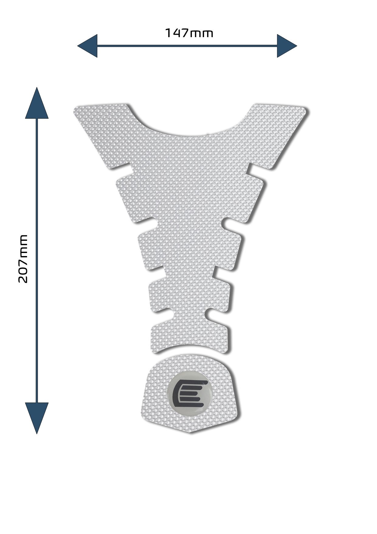 Eazi-Grip Centre Tank Pad - Design H - Pro Series | Clear -  Shop name