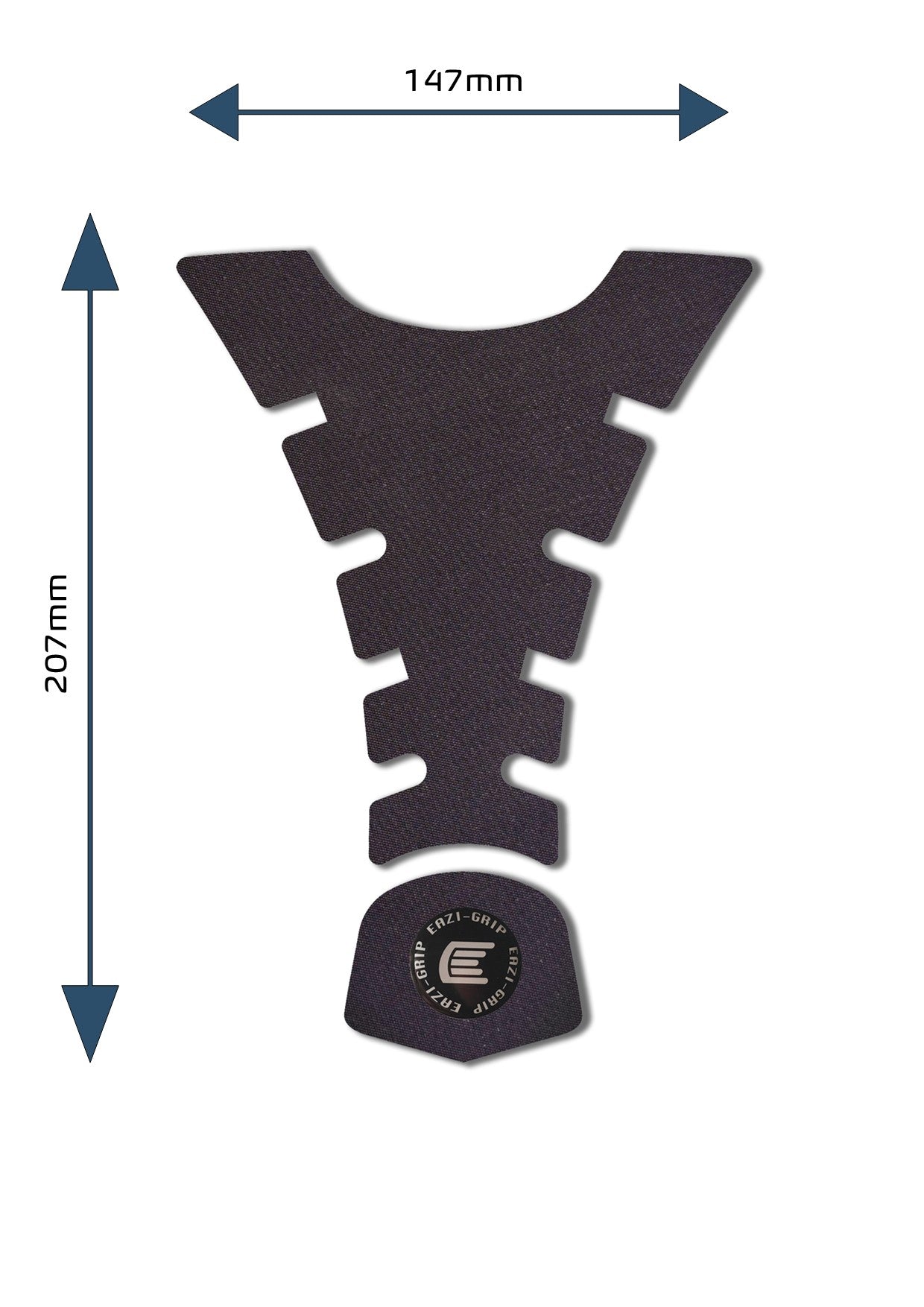 Eazi-Grip Centre Tank Pad - Design H - Silicone Series | Charcoal -  Shop name