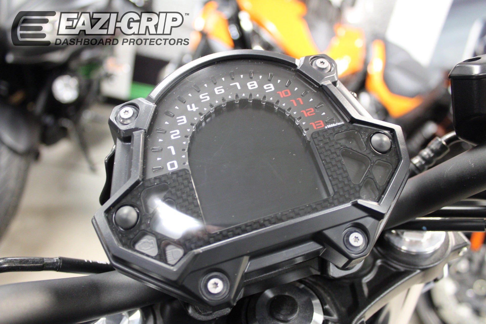 Eazi-Grip Dash Protector | Clear | Kawasaki Z 650 2017>Current-Dash Protectors-Pyramid Motorcycle Accessories