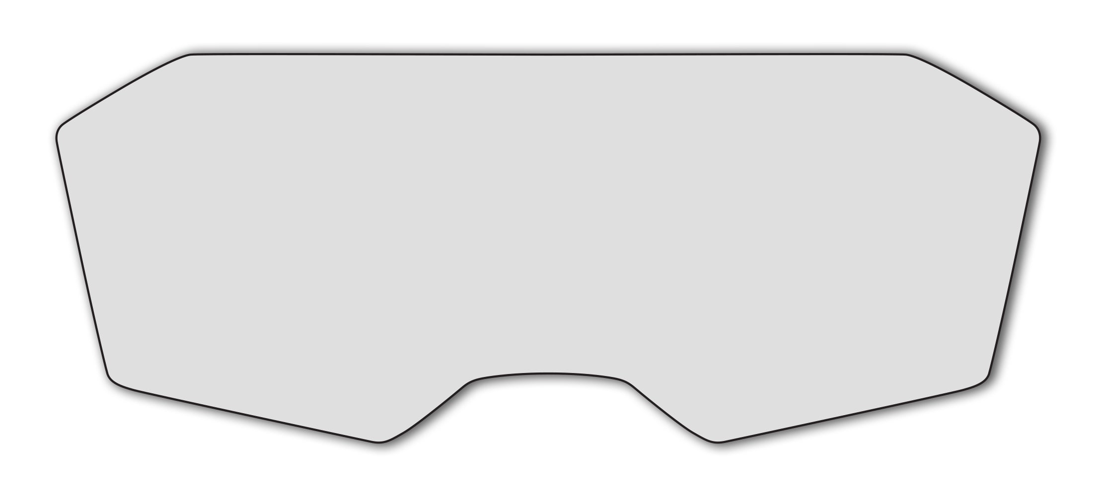 Eazi-Grip Dash Protector | Clear | Yamaha Tracer 700 2014>2020 -  Shop name