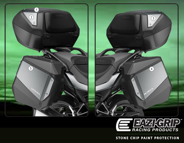 Eazi-Grip Pannier Protection Kit | Clear - Gloss | Honda NT 1100 2022>Current-GPANNIERHON004-Paint Protection-Pyramid Motorcycle Accessories