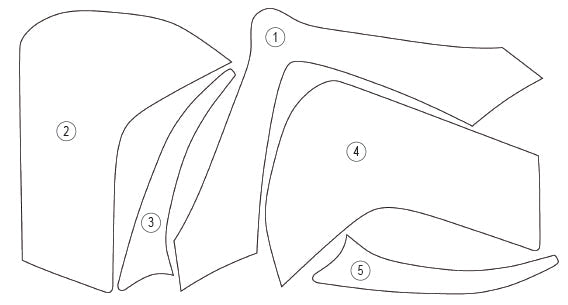 Eazi-Grip Stone Chip Protection Kit | Clear - Gloss | Ducati Multistrada V2 2021>Current -  Shop name