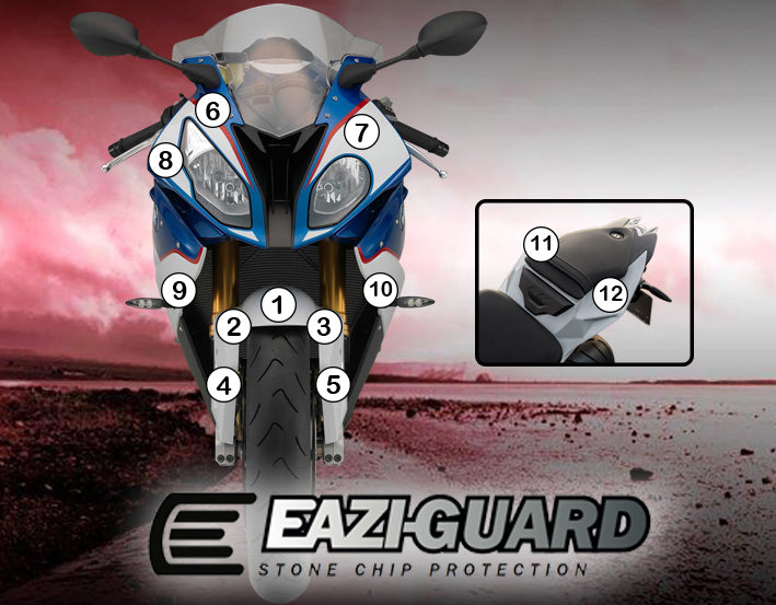 Eazi-Grip Stone Chip Protection Kit | Clear - Matte | BMW HP4 2015>2018 -  Shop name