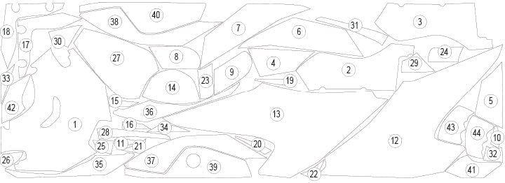 Eazi-Grip Stone Chip Protection Kit | Clear - Matte | Kawasaki ZX-10R 2021>Current -  Shop name