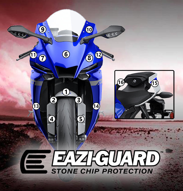 Eazi-Grip Stone Chip Protection Kit | Clear - Matte | Yamaha YZF-R1/M 2020>Current -  Shop name