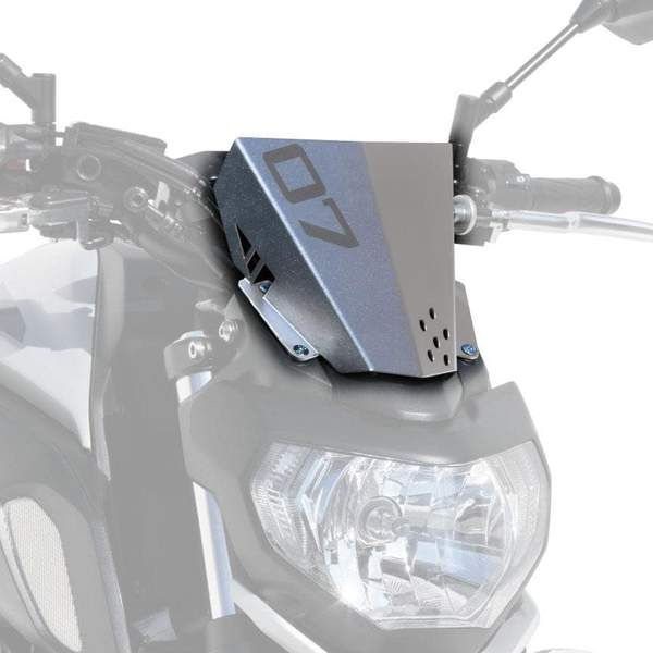 Ermax Aluminium Fly Screen | Silver | Yamaha MT-07 2018>2019 -  Shop name