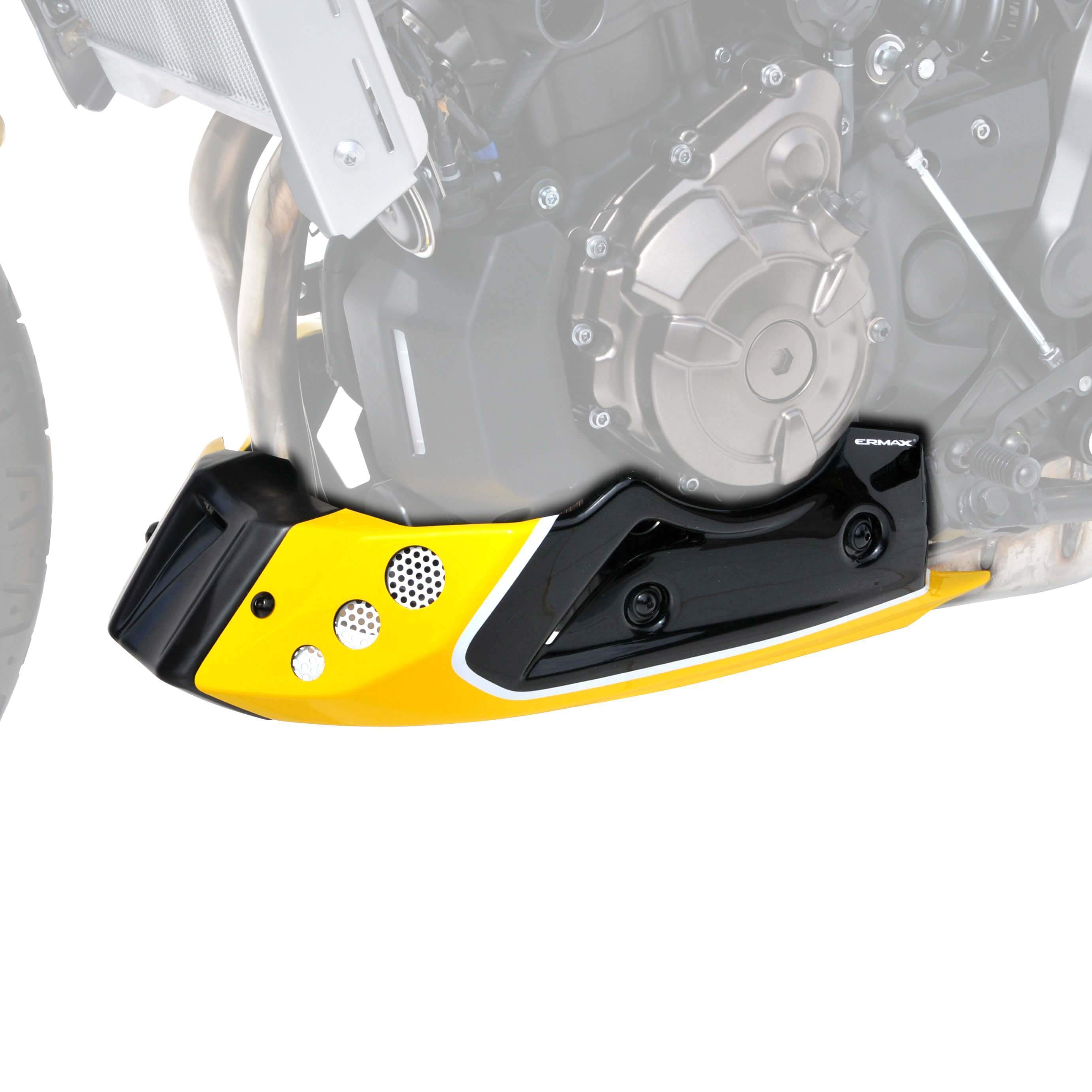 Ermax Belly Pan | 60th Anniversary Yellow/Black/White | Yamaha XSR 700 2016>2016-E890281111-Belly Pans-Pyramid Motorcycle Accessories