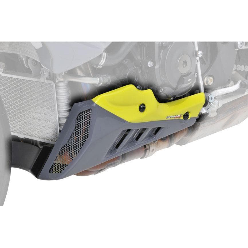 Ermax Belly Pan | Gloss Grey/Gloss Yellow (Nimbus Grey/Night Fluo Yellow) | Yamaha MT-10 2016>2017-Belly Pans-Pyramid Motorcycle Accessories