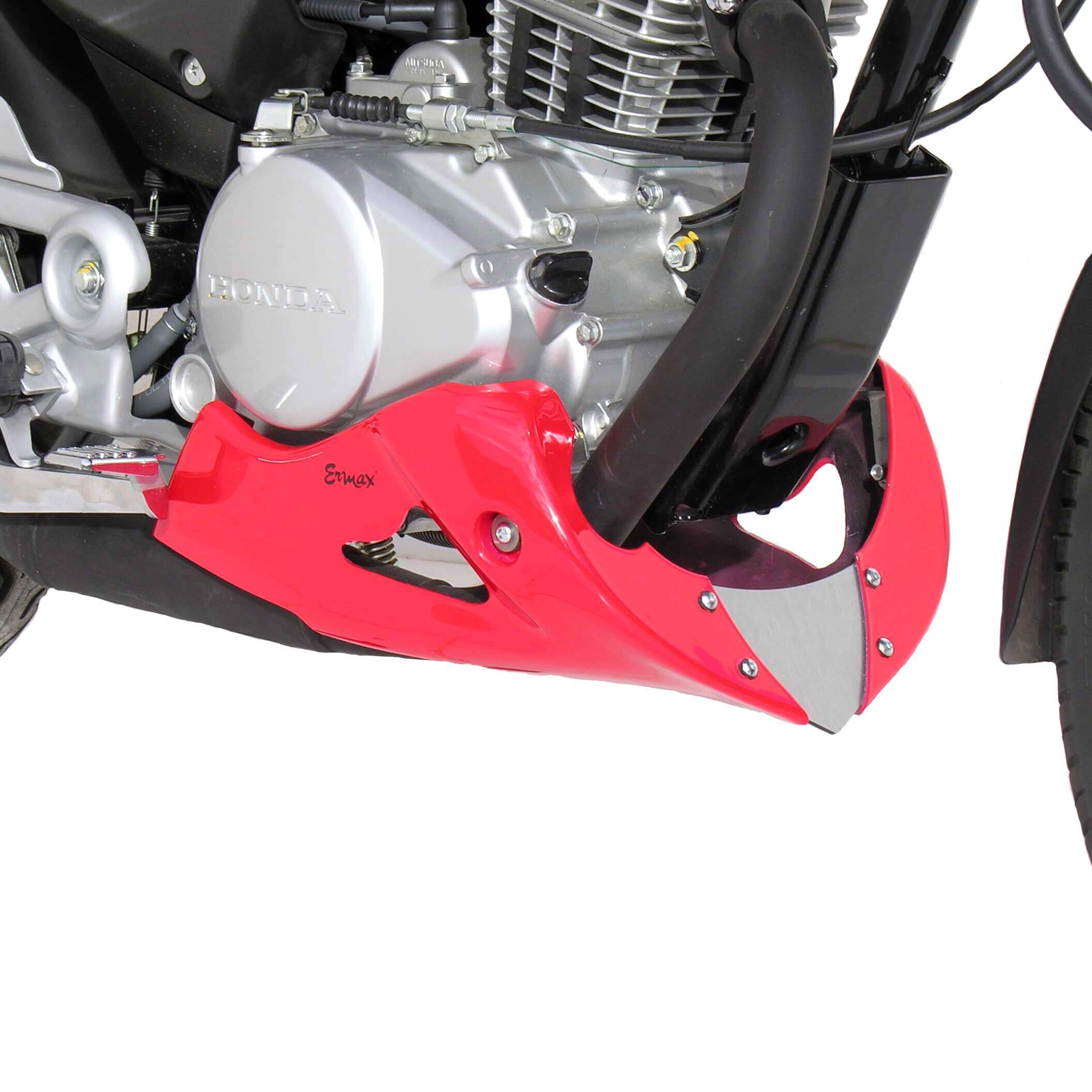 Ermax Belly Pan | Gloss Red (Sport Red) | Honda CBF 125 2009>2014-E890119106-Belly Pans-Pyramid Plastics