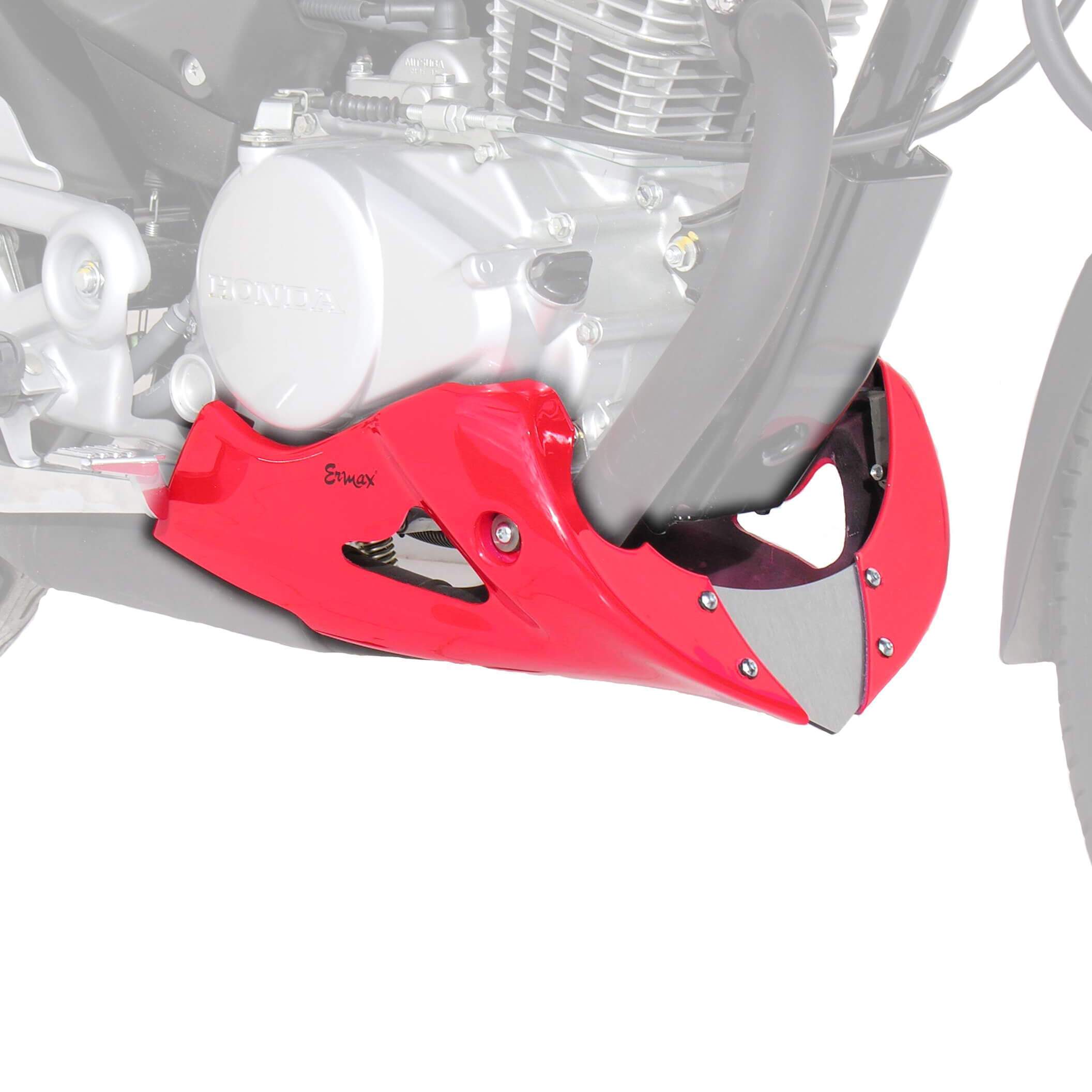 Ermax Belly Pan | Gloss Red (Sport Red) | Honda CBF 125 2009>2014-E890119106-Belly Pans-Pyramid Motorcycle Accessories
