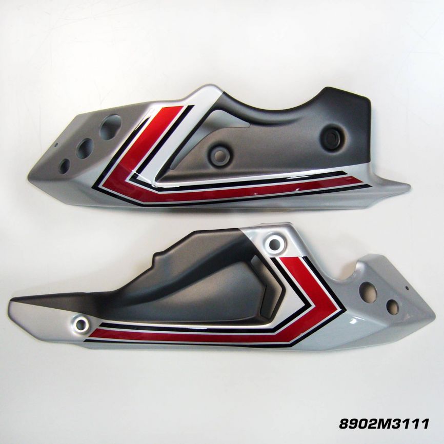 Ermax Belly Pan | Matte Grey Metallic 3 [mnm3]/Lava Red [drmk]/Midnight Black [smx] | Yamaha XSR 700 2016>2018 -  Shop name