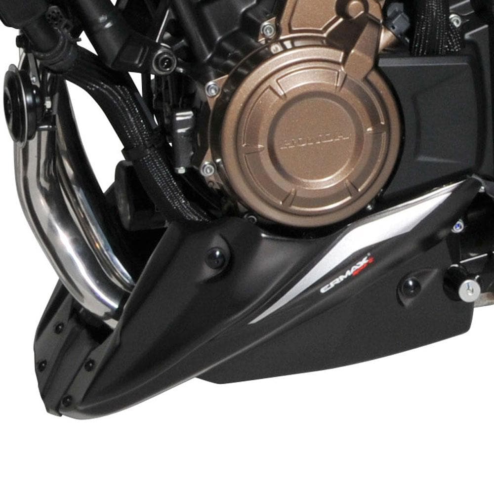 Ermax Belly Pan | Matte Gunpowder Black | Honda CB 500 X 2019>2024-Belly Pans-Pyramid Motorcycle Accessories