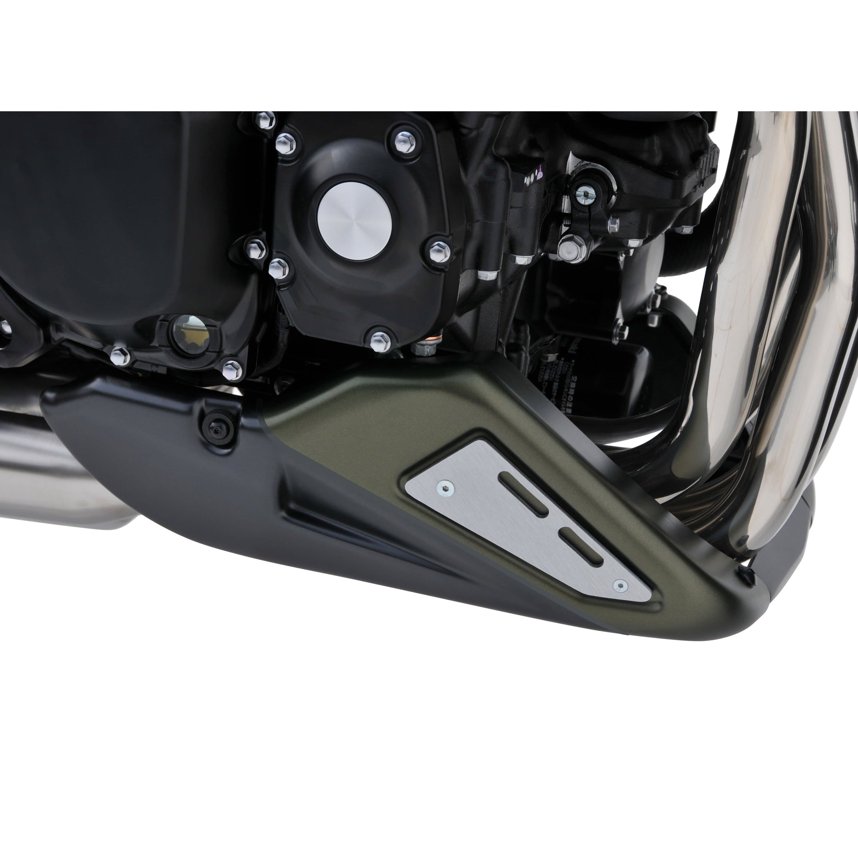 Ermax Belly Pan | Matte Metallic Green/Matte Black | Kawasaki Z 900 RS 2017>Current-E8903S68-GE-Belly Pans-Pyramid Motorcycle Accessories