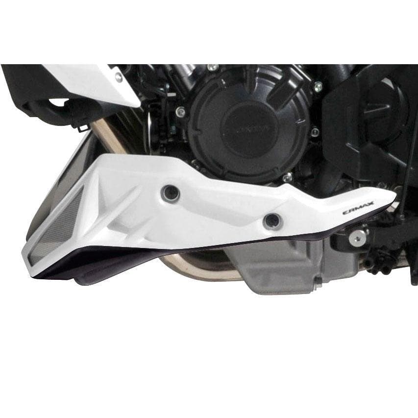Ermax Belly Pan | Met White/Matte Black (Pearl Himalaya/Matte Gunpowder) | Honda CB 650 F 2014>2015 -  Shop name