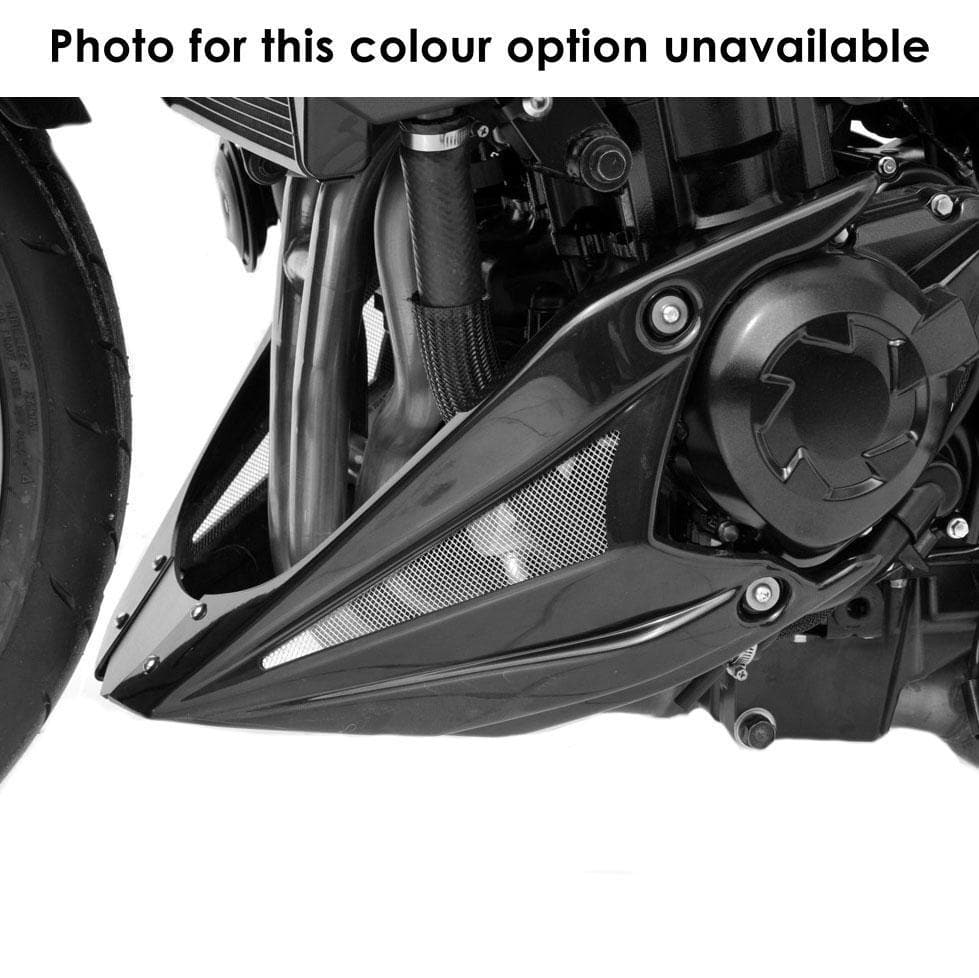 Ermax Belly Pan | Met White/Met Black (Pearl Stardust White/Spark Black) | Kawasaki Z 800 2013>2013-E890345084-Belly Pans-Pyramid Motorcycle Accessories