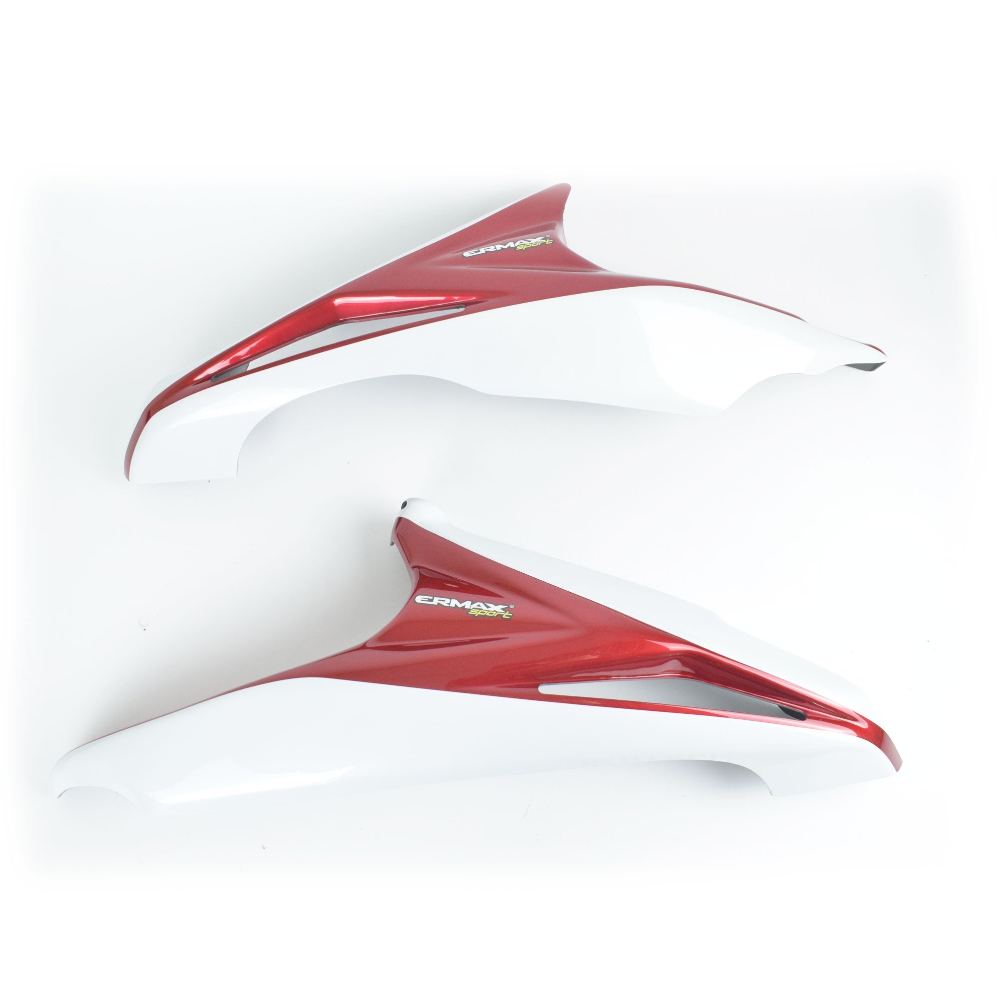 Ermax Belly Pan | Met White/Met Red (Pearl Cool White/Pearl Sienna Red) | Honda CB 1000 R 2011>2017-E890128103-Belly Pans-Pyramid Plastics