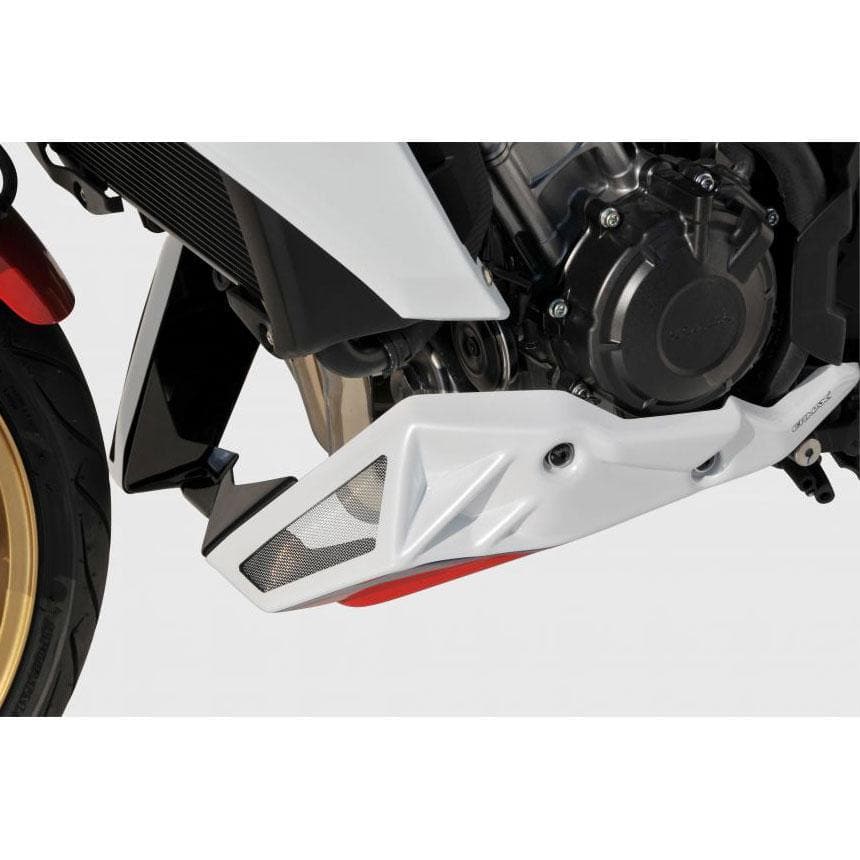 Ermax Belly Pan | Met White/Met Red (Pearl Metaloid White/Millenium Red) | Honda CB 650 F 2014>2016-E890128150-Belly Pans-Pyramid Motorcycle Accessories