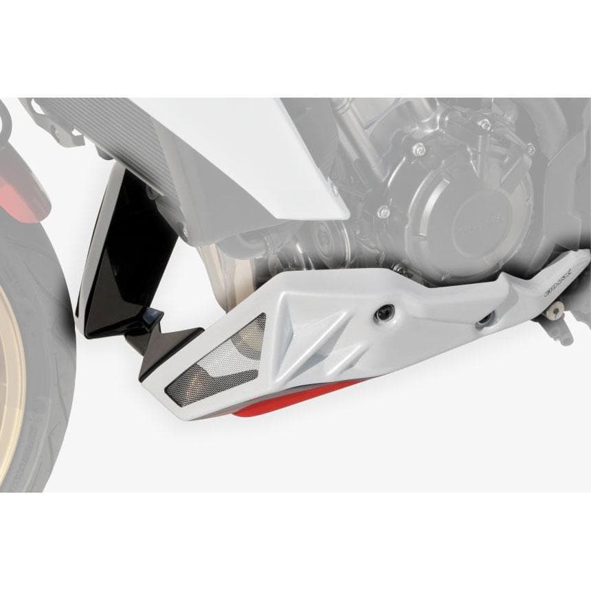 Ermax Belly Pan | Met White/Met Red (Pearl Metaloid White/Millenium Red) | Honda CB 650 F 2014>2016 -  Shop name