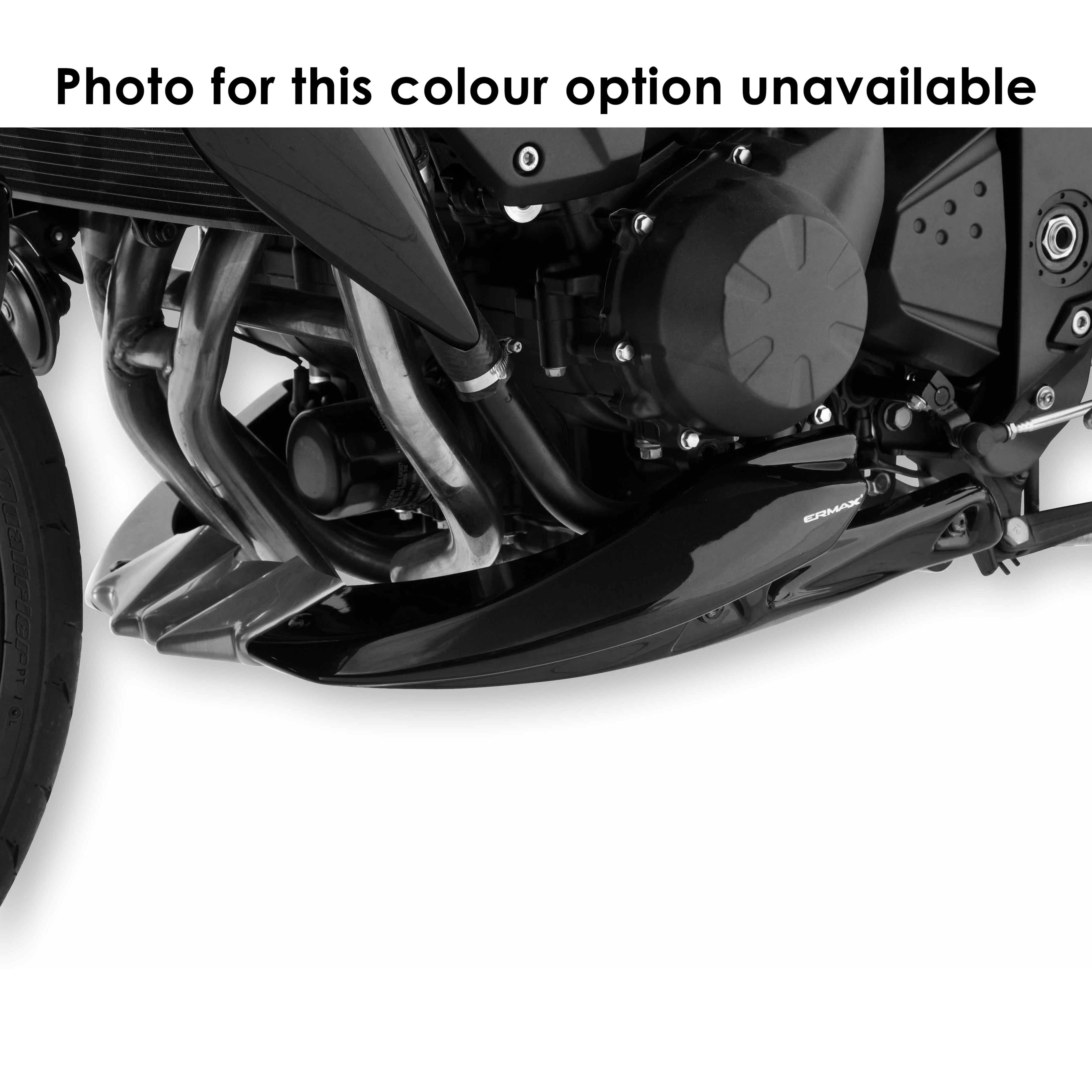 Ermax Belly Pan | Metallic Black Grey Flake (Spark Black) | Kawasaki Z 750 2010>2012 -  Shop name